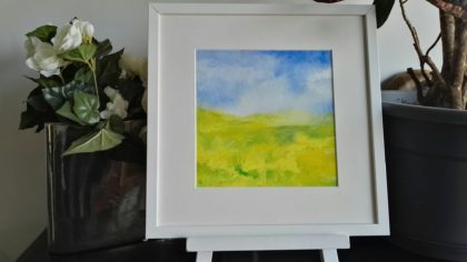 Yellow Horizon Landscape