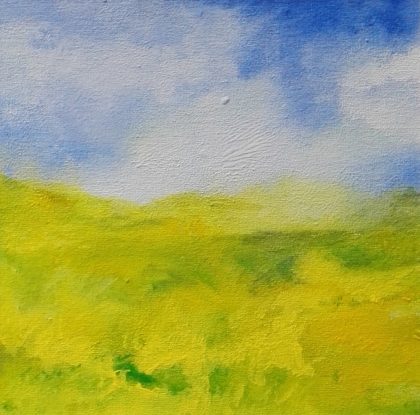 Yellow Horizon Landscape