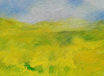 Yellow Horizon Landscape